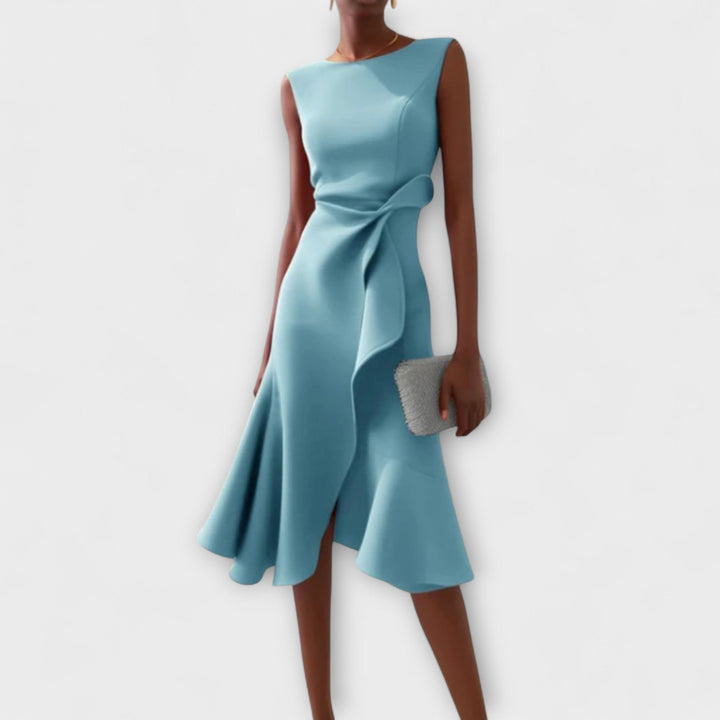 ARIANA | PLEATED MIDI DRESS