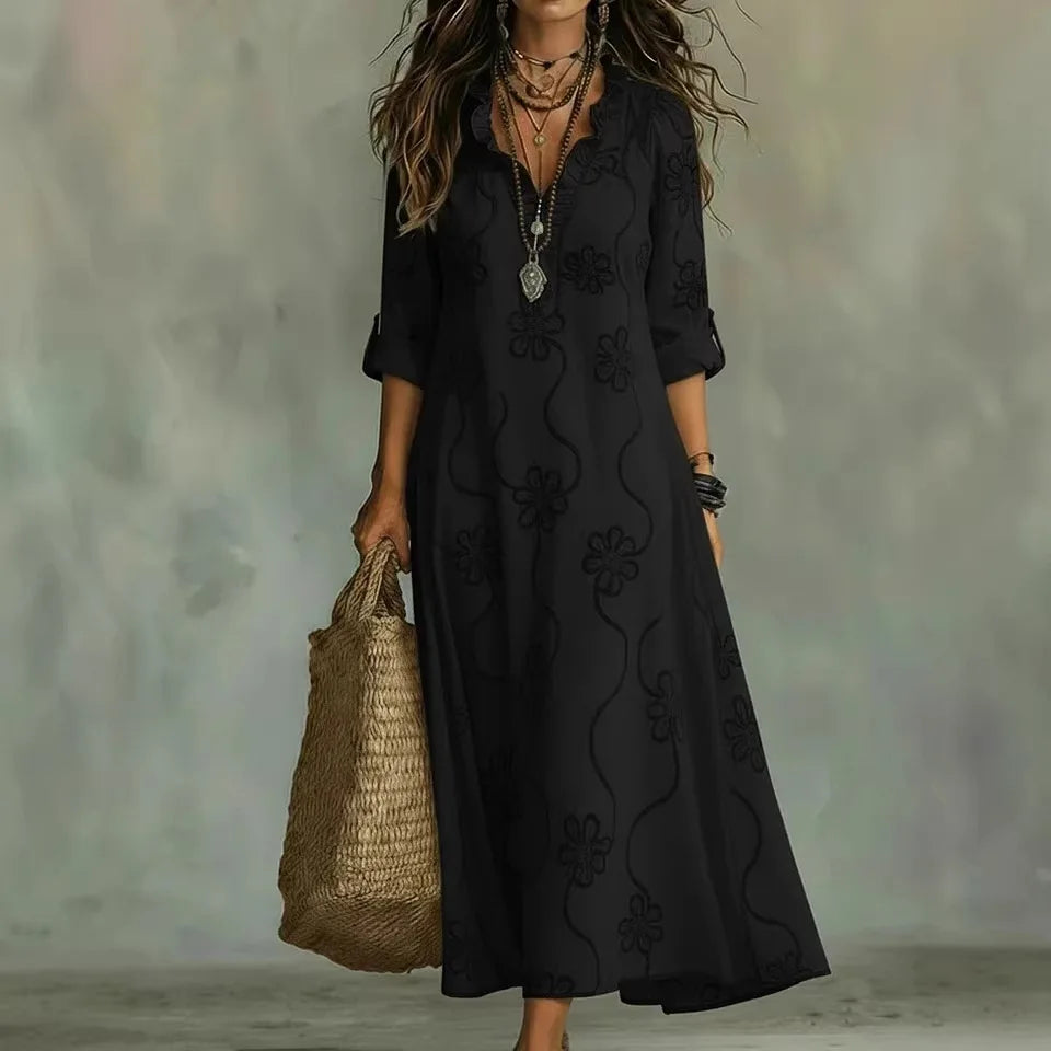 Sienna™ | Belly-Camouflaging Floral Summer Dress