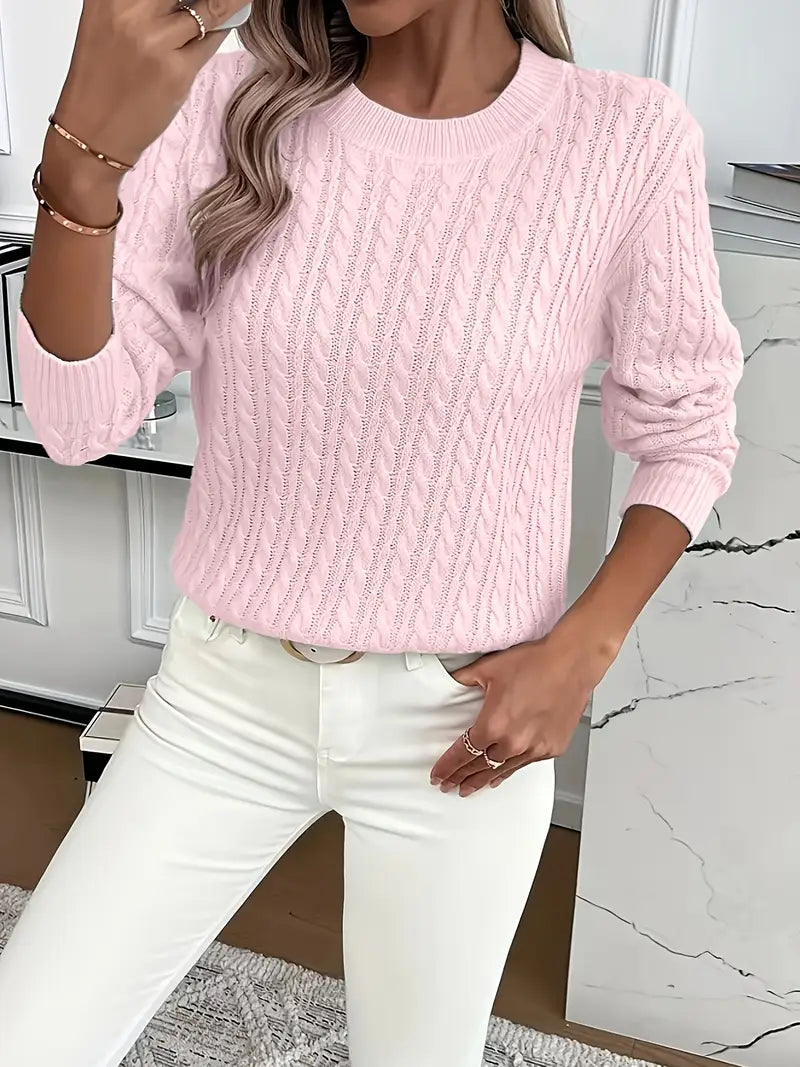 BERNILA | WINTER CABLE KNIT JUMPER
